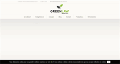 Desktop Screenshot of green-law-avocat.fr